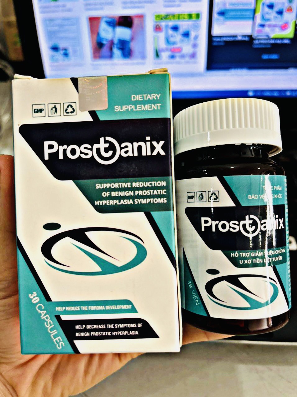 Chính hãng prostanix viên uống đẩy lùi u xơ tuyến tiền liệt ở nam giới hiệu quả an toàn ht