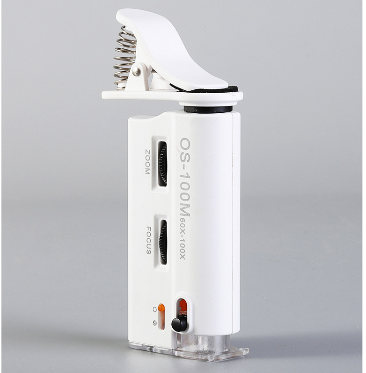 Kính lúp 60-100X kẹp điện thoại V2 OS-100m