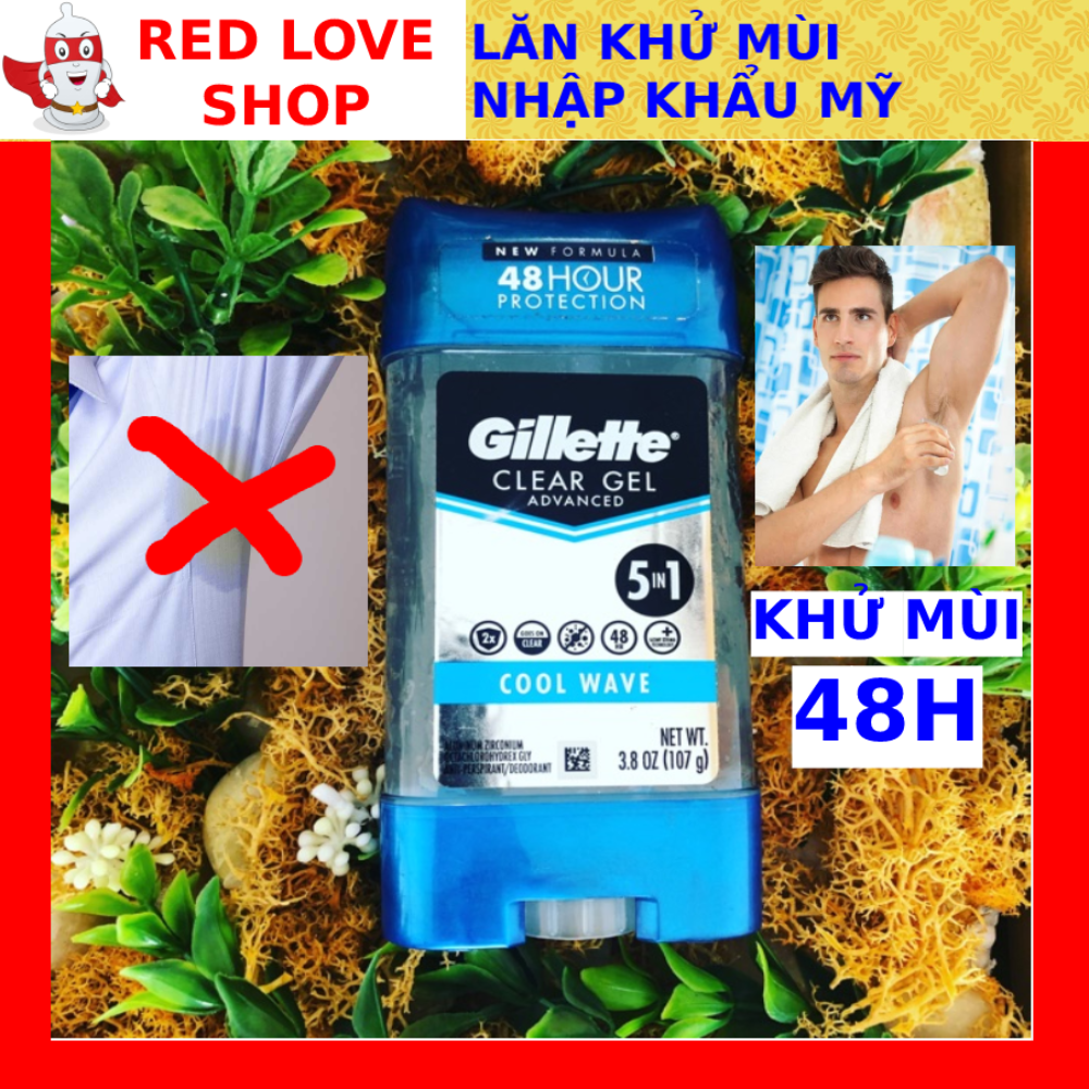 ✅ Lăn khử mùi cơ thể Gillette cảm giác mát lạnh của USA