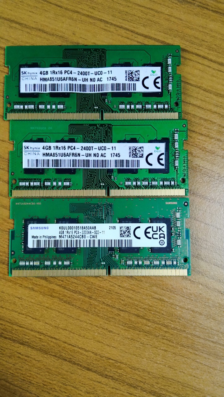 Ram Laptop DDr4 4Gb bus 2666/3200, tháo máy