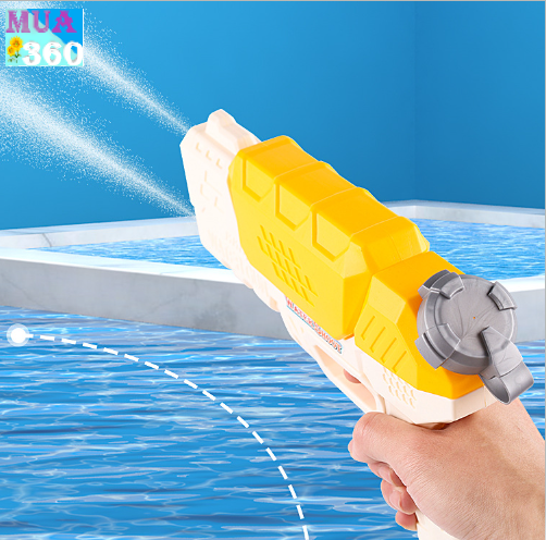 Súng bắn nước 2 tia cho bé - đồ chơi bắn nước 2 nòng áp lực cho bé