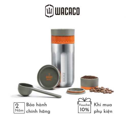 Bình pha cà phê đa dụng Wacaco Pipamoka - tích hợp bình giữ nhiệt - Bảo hành chính hãng 24 tháng