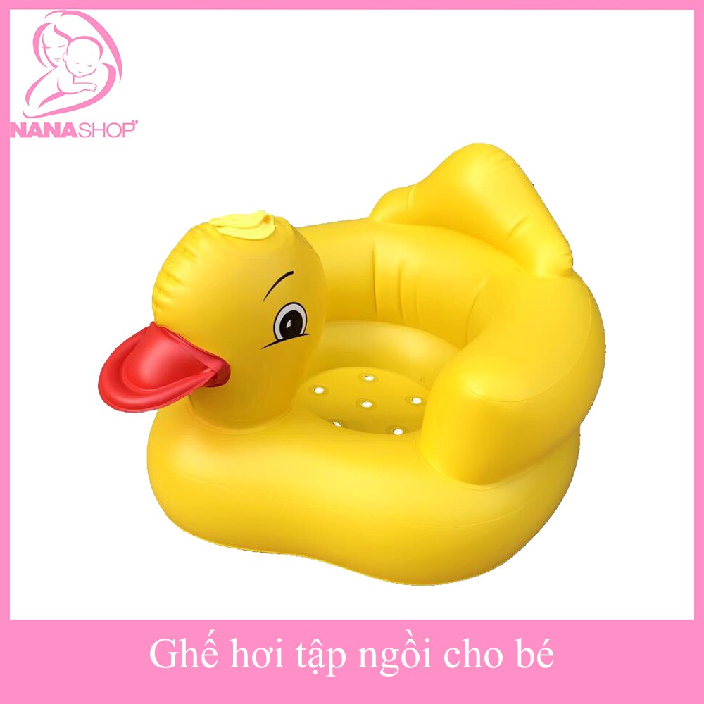 Ghế hơi vịt vàng tập ngồi cho bé dưới 2 tuổi
