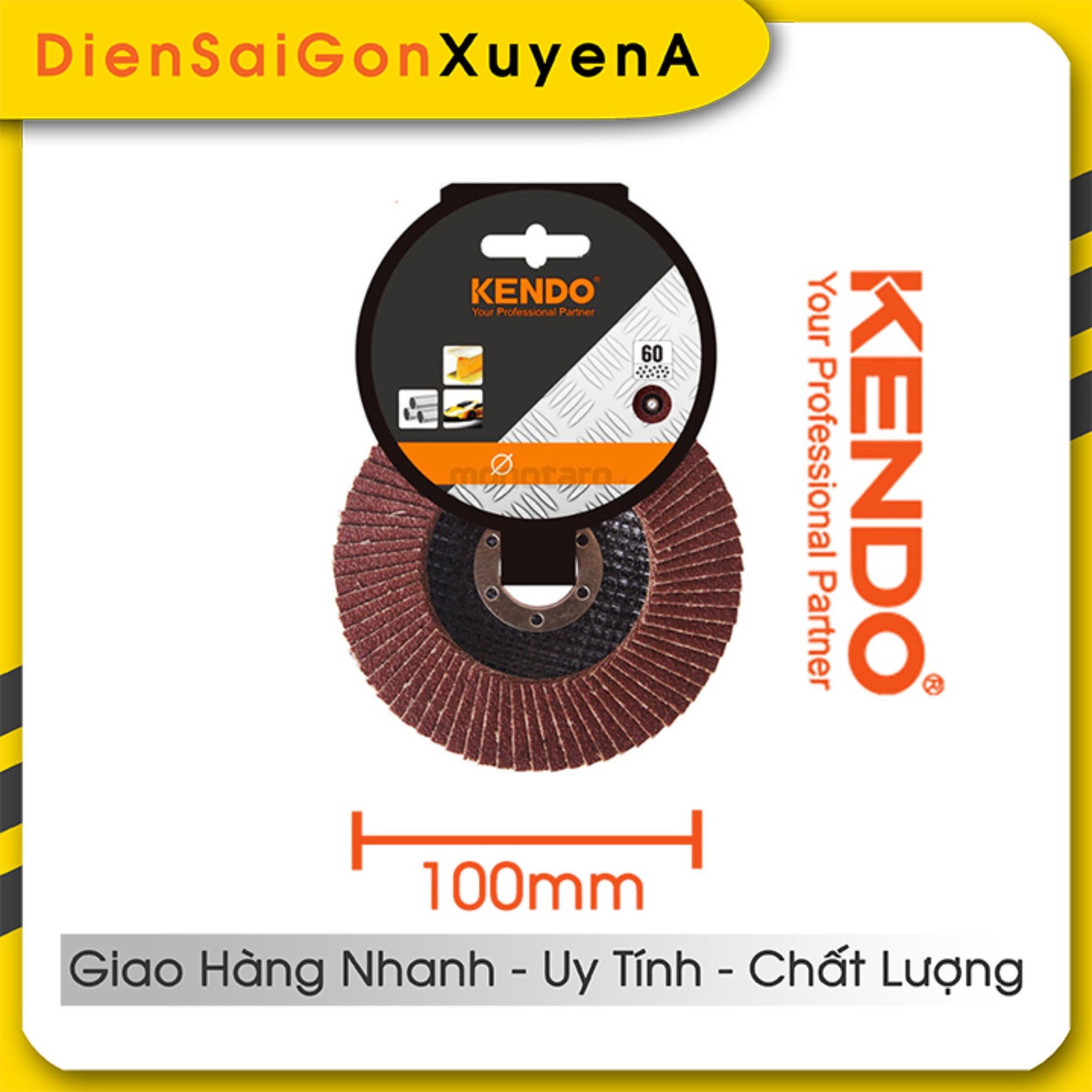 Đĩa đánh nhám xếp 100mm flap disc kendo 75904027- điện sài gòn xuyên á