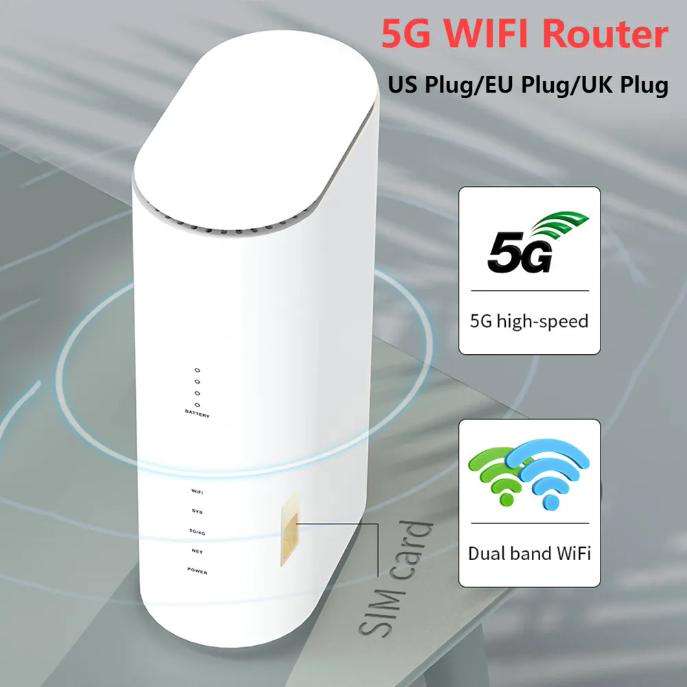 5G Wifi Router 6 Với Khe Cắm Thẻ Sim Không Dây Hotsport Router CPE Modem