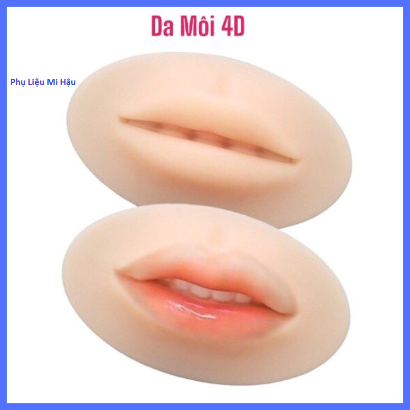 Môi tập xăm 4d silicon, môi gỉa tập luyện phun xăm,da môi 4d silicon dai học xăm môi máy pen,môi học xăm_dụng cụ phun xăm