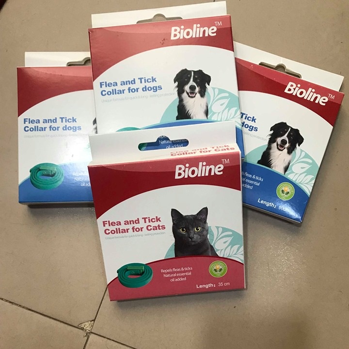 Vòng chống ve rận cho chó mèo Bioline, Vòng ve rận chó mèo Bioline