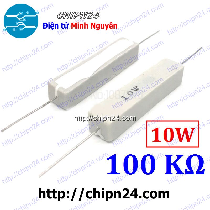 Điện trở sứ 100k 10w