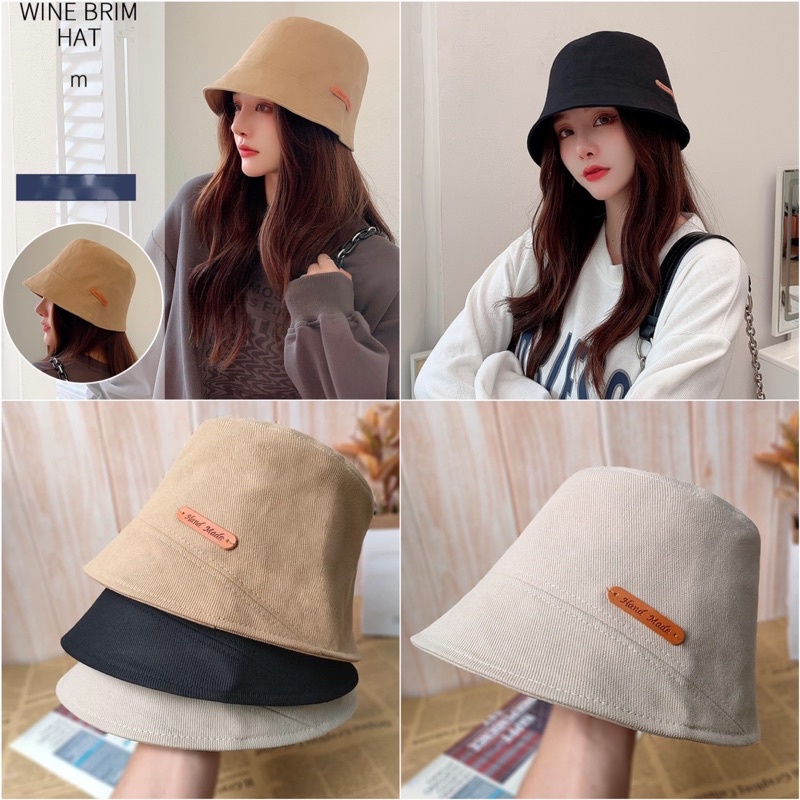 Mũ Bucket Cao Cấp Tông Màu Pastel Hand Made