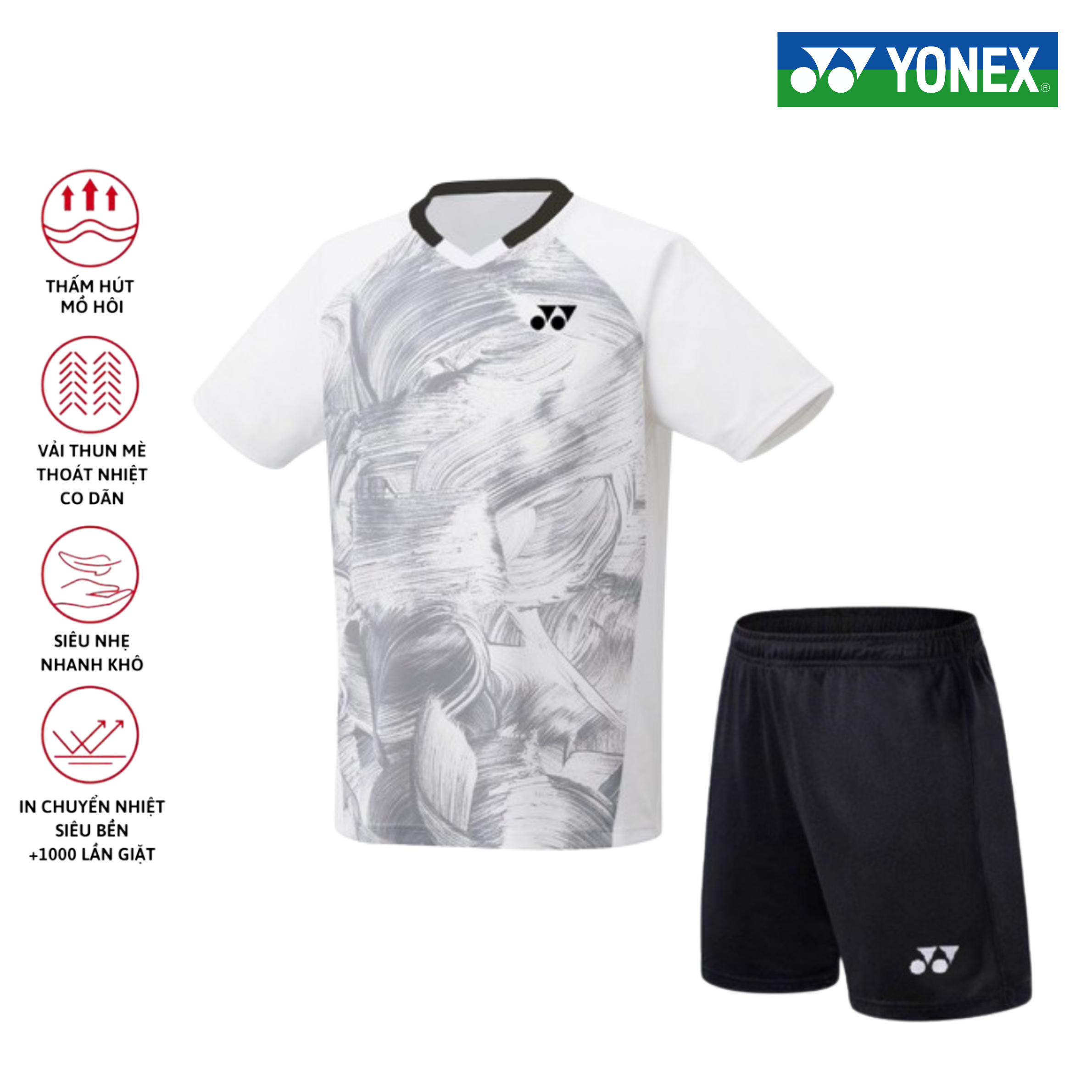 Áo cầu lông, quần cầu lông Yonex chuyên nghiệp mới nhất sử dụng tập luyện và thi đấu cầu lông A468