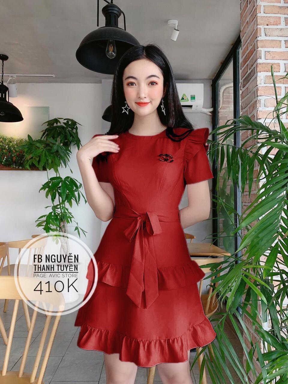 Đầm thắt nơ -ht