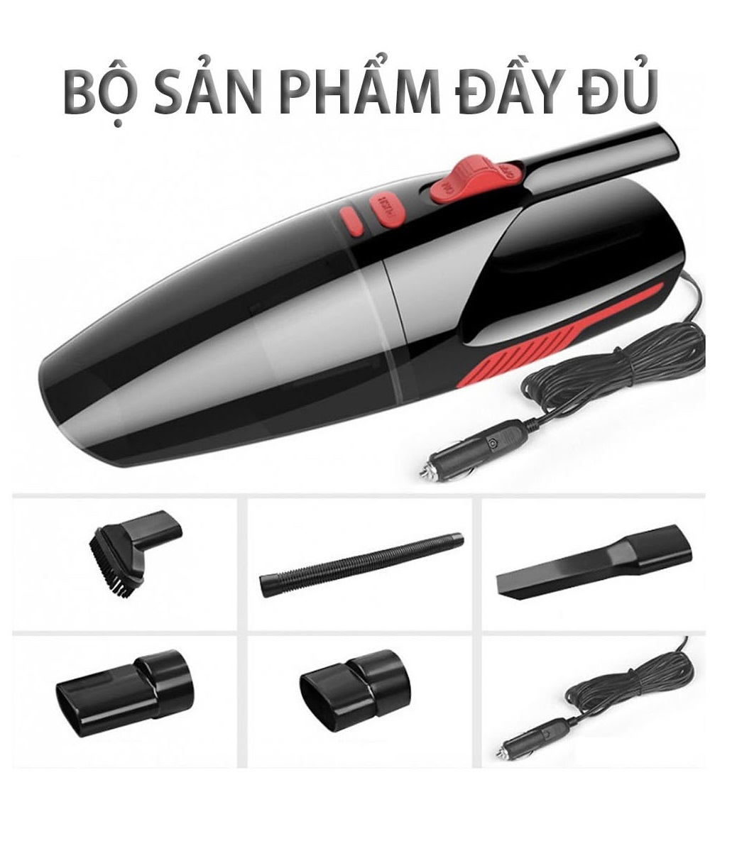 Máy hút bụi - Máy hút bụi không dây - Máy hút bụi Ô Tô nhỏ gọn tiện dụng (120W) - Phân loại có dây/không dây - Bảo hành toàn quốc 1 đổi 1 trong vòng 7 ngày- ĐẢM BẢO CHẤT LƯỢNG