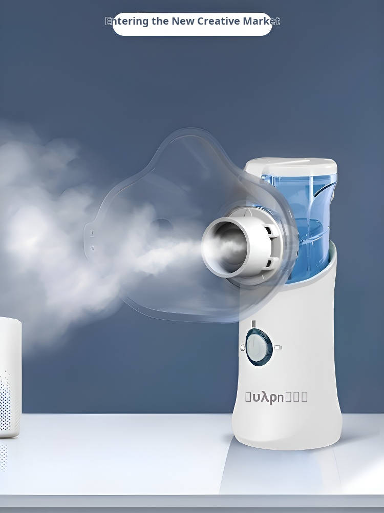 Portable Nebulizer Ultrasonic Humidification Lung Micronet Detoxification