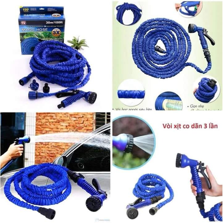 Freeship max - bộ dây tưới nước giãn nỡ,vòi xịt rửa thông minh giãn nở tối đa 30m khi có lực nước mạnh vòi xịt tăng áp bộ vòi rửa xe tưới cây giãn nở rửa xe xịt rửa sân vườn vòi xịt với 7 chế độ ống nước co dãn đa năng 30m – linh kiện bảo khánh