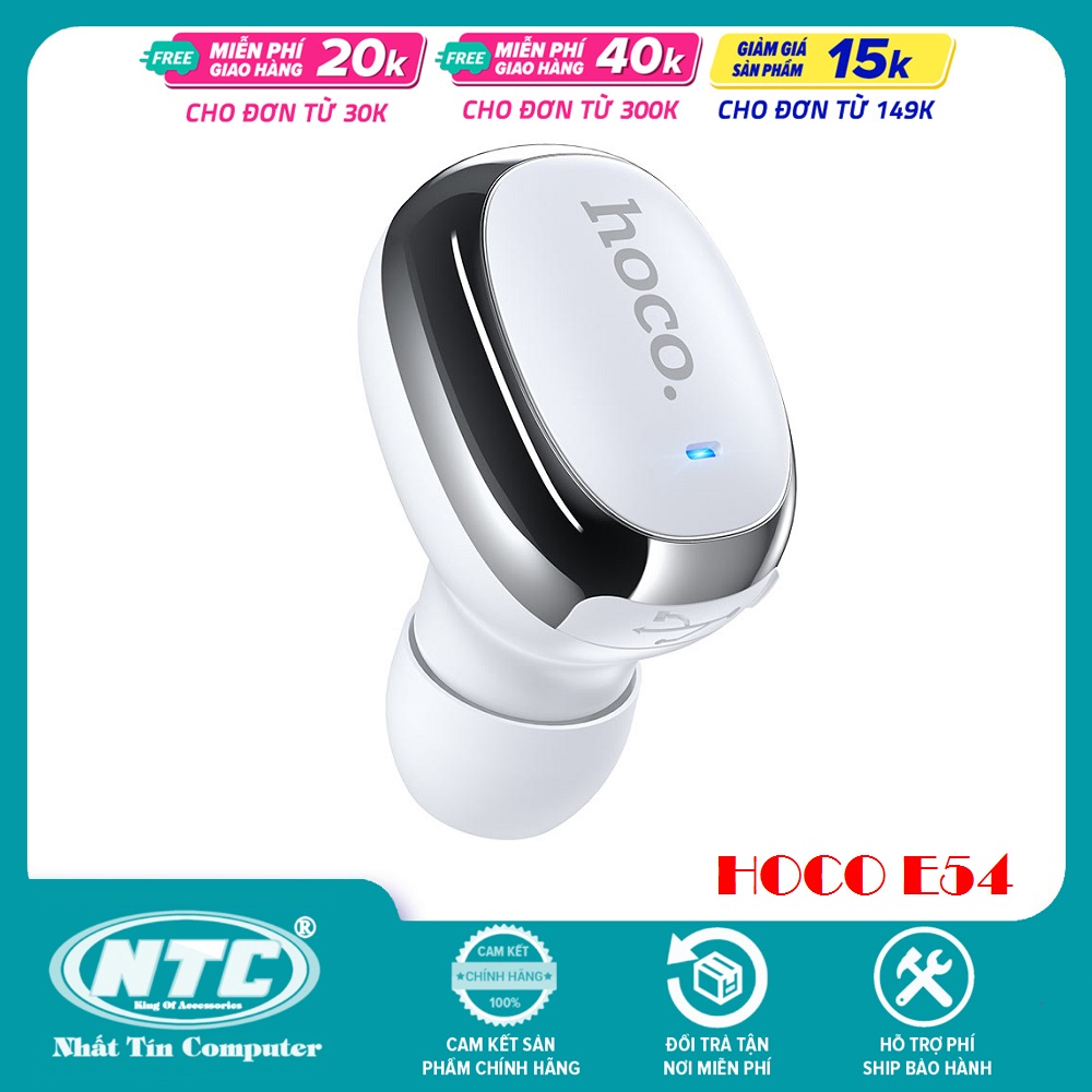 Tai nghe bluetooth Hoco E54 Mia mini v5.0 Pin dùng 4H - Hãng phân phối chính thức - Nhất Tín Computer