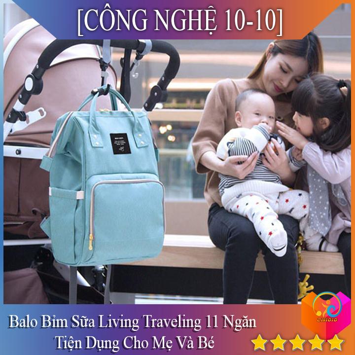 MIỄN PHÍ VC-Balo Bỉm Sữa 11 Ngăn Tiện Dụng Cho Mẹ Và bé-Balo Đa Năng-Balo Nhiều Ngăn Đựng Đồ -Đựng Sữa-CÔNG NGHỆ 10-10