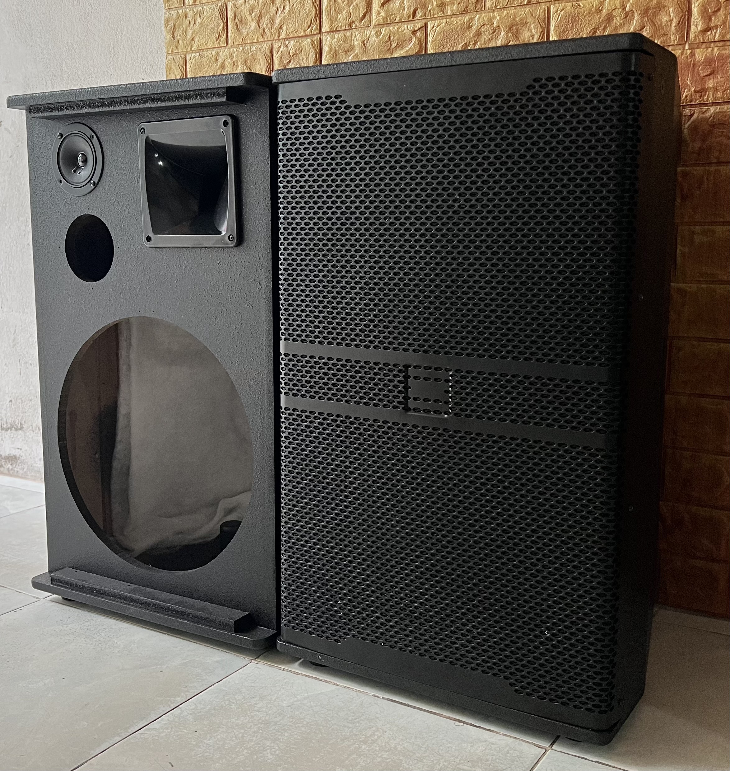 Vỏ thùng loa 4 tấc thùng sơn 1 bass 40