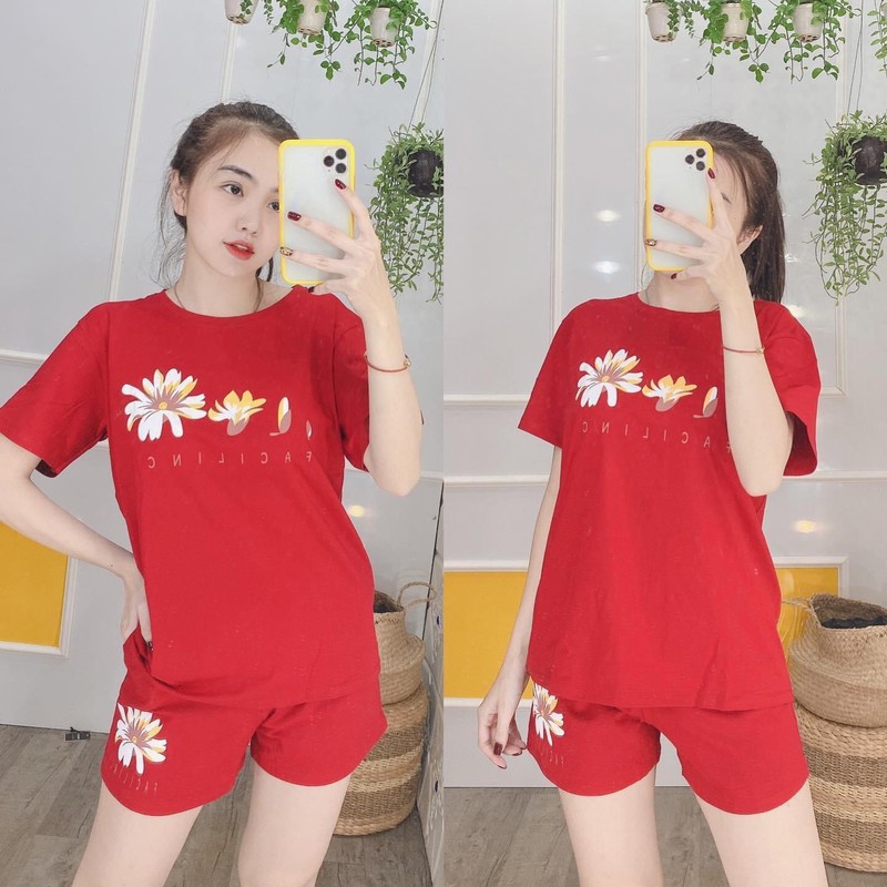 Set bộ đùi in bông hè siêu dễ thương