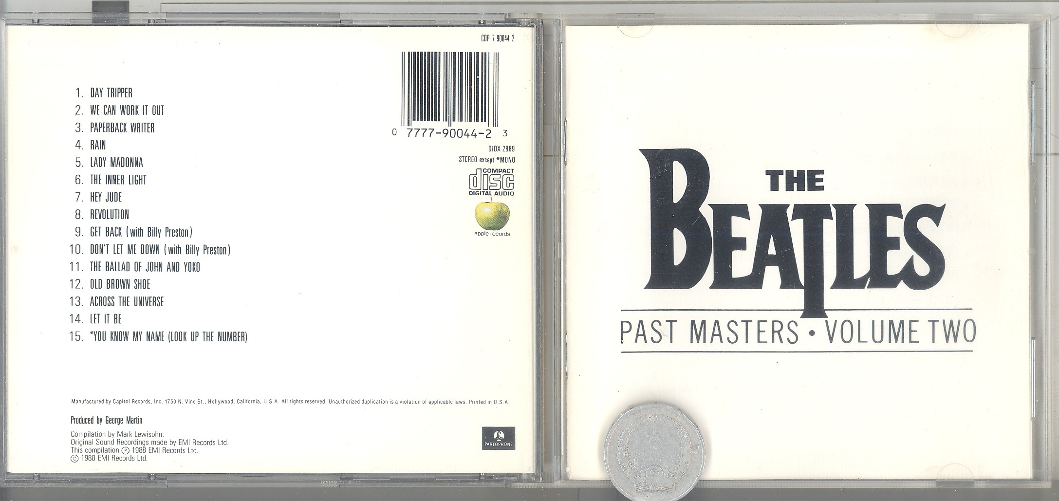 Stereomate - đĩa nhạc - cd gốc: the beatles - past master vol. 2