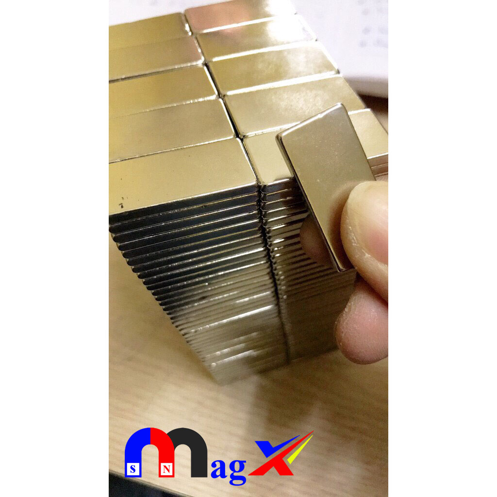 [HCM]Nam châm trắng chữ nhật kích thước 20 *10 *1mm (Set 5 Viên)