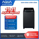 [SALE SỐC] Máy giặt cửa trên Aqua Inverter 10 kg AQW-DR100JT.BK - Bảo hành động cơ trọn đời - Freeship toàn quốc - Hỗ trợ lắp đặt