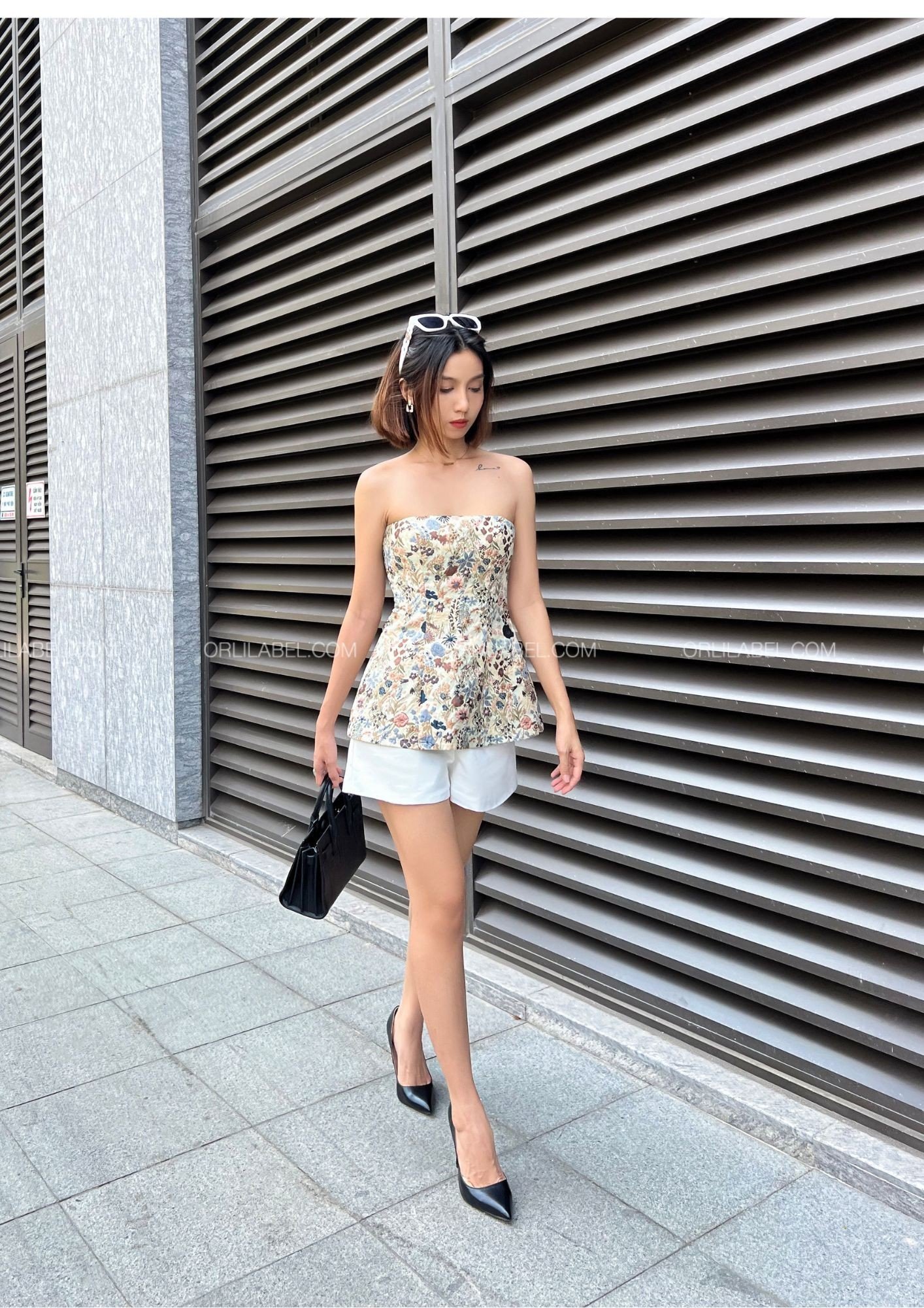 Flower iris shirt - orli label