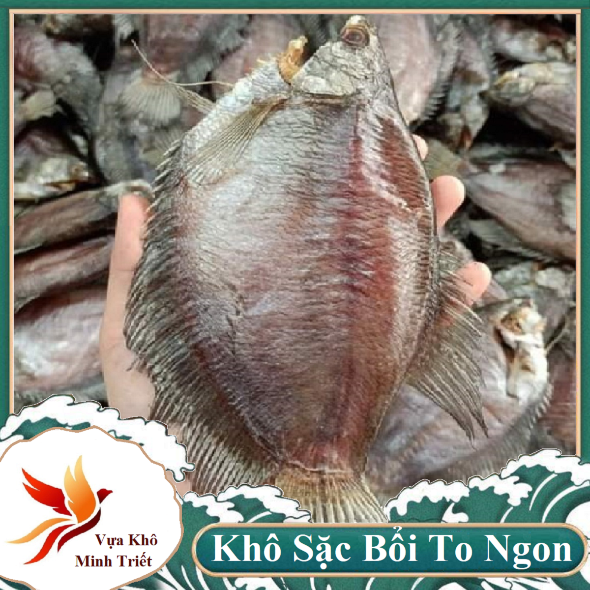 1kg Khô cá sặc rằn U Minh, Lạt vừa ăn, Con to làm quà- Vựa Khô Minh Triết