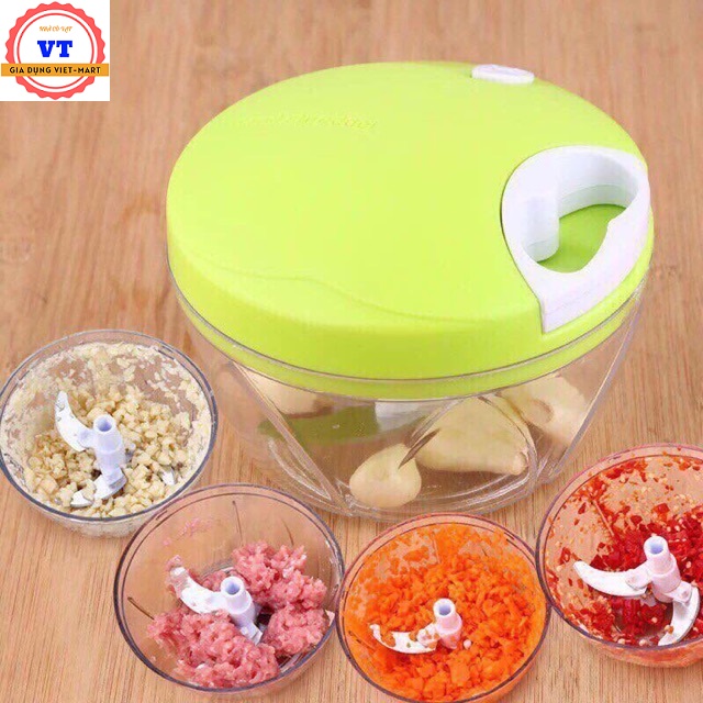(XẢ THANH LÝ) Máy xay tỏi ớt cầm tay đa năng thế hệ mới, có dây rút nhỏ gọn tiện lợi Dụng cụ băm rau củ quả, Dụng Cụ Hỗ Trợ Nấu An Tiện Ích