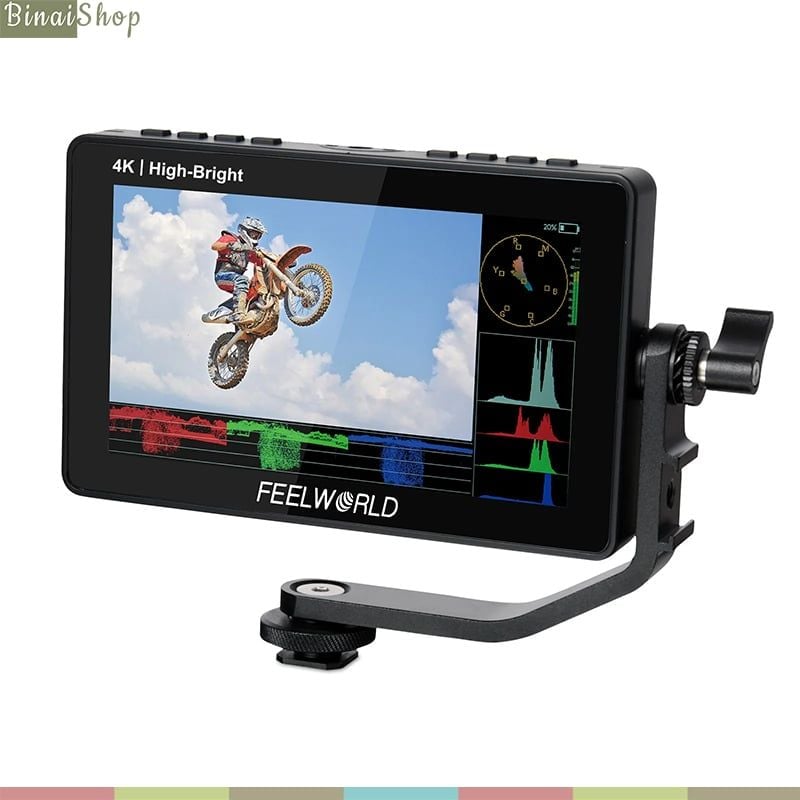 FEELWORLD F5 PROX – Monitor Cảm Ứng Full HD 5.5 Inch, LUT-3D, HDMI 4K In/Out, Hỗ Trợ Cấp Nguồn Dành Cho Máy Ảnh, Máy Quay