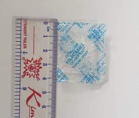 Gói hút ẩm Silicagel 1 gram opp dành cho thực phẩm (1kg = 1000 gói)