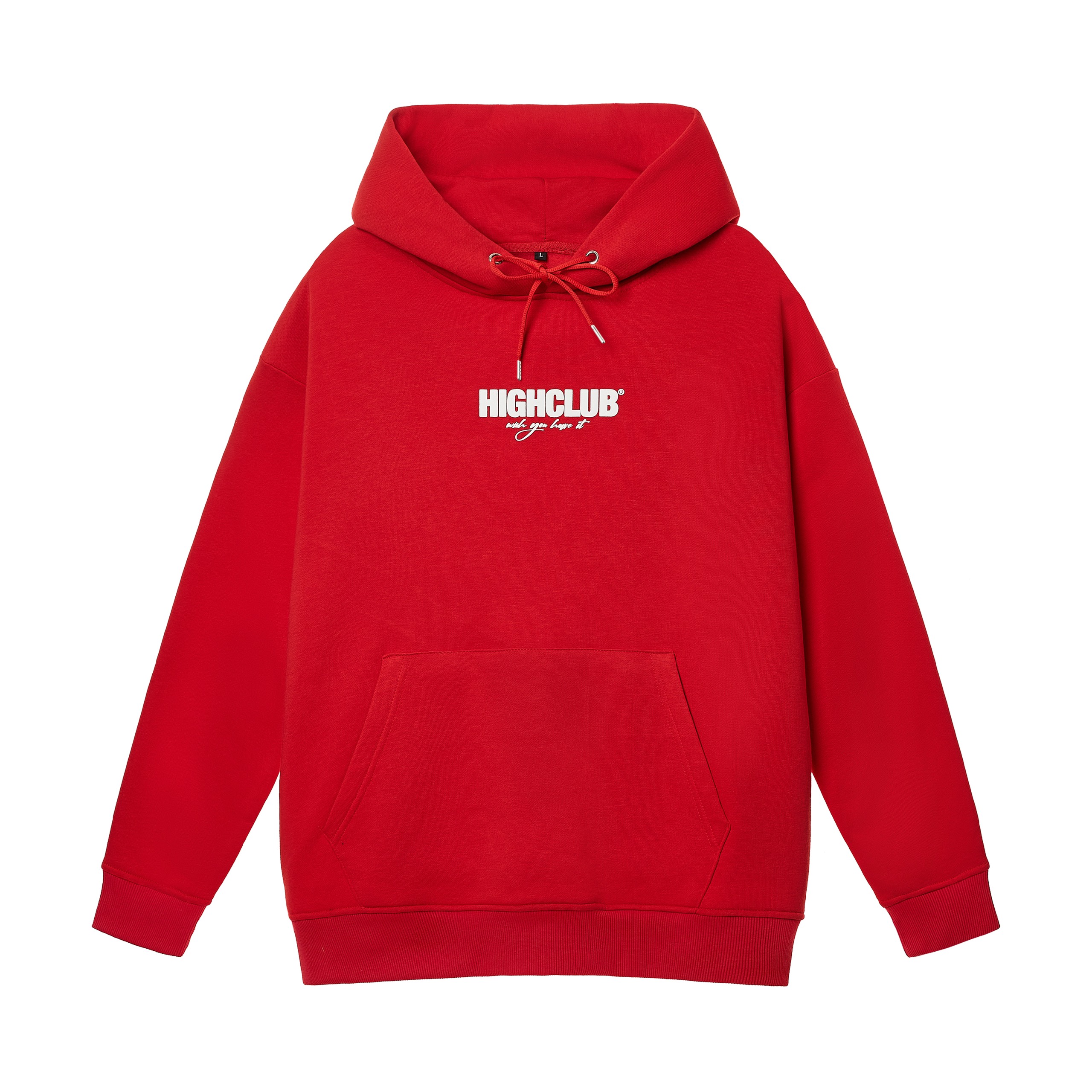 Áo Hoodie BASIC Mũ Trùm Đen/Hồng/Trắng/Xanh Dương/Đỏ Nỉ Cotton - HIGHCLUB Brand Chính Hãng