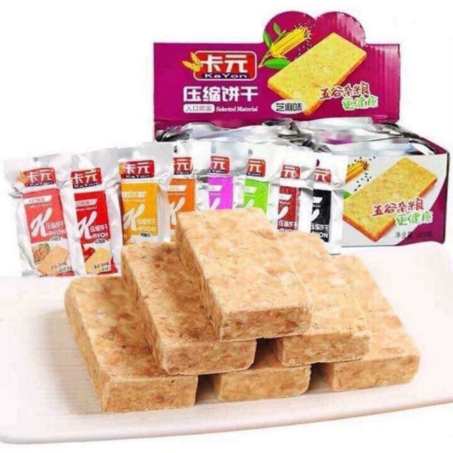 Lương Khô Kayon - Hộp / 900g - 20 gói ( Có nhiều vị được chọn vị )