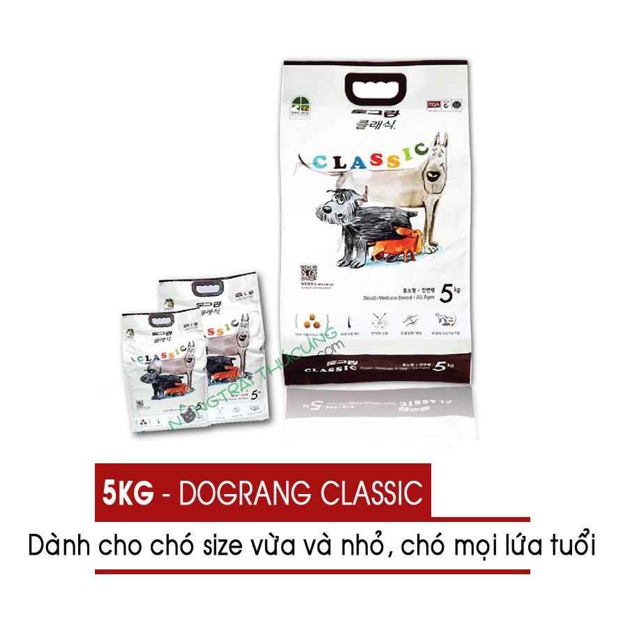 Thức ăn hạt cho chó mọi lứa tuổi dog classic 5kg -
