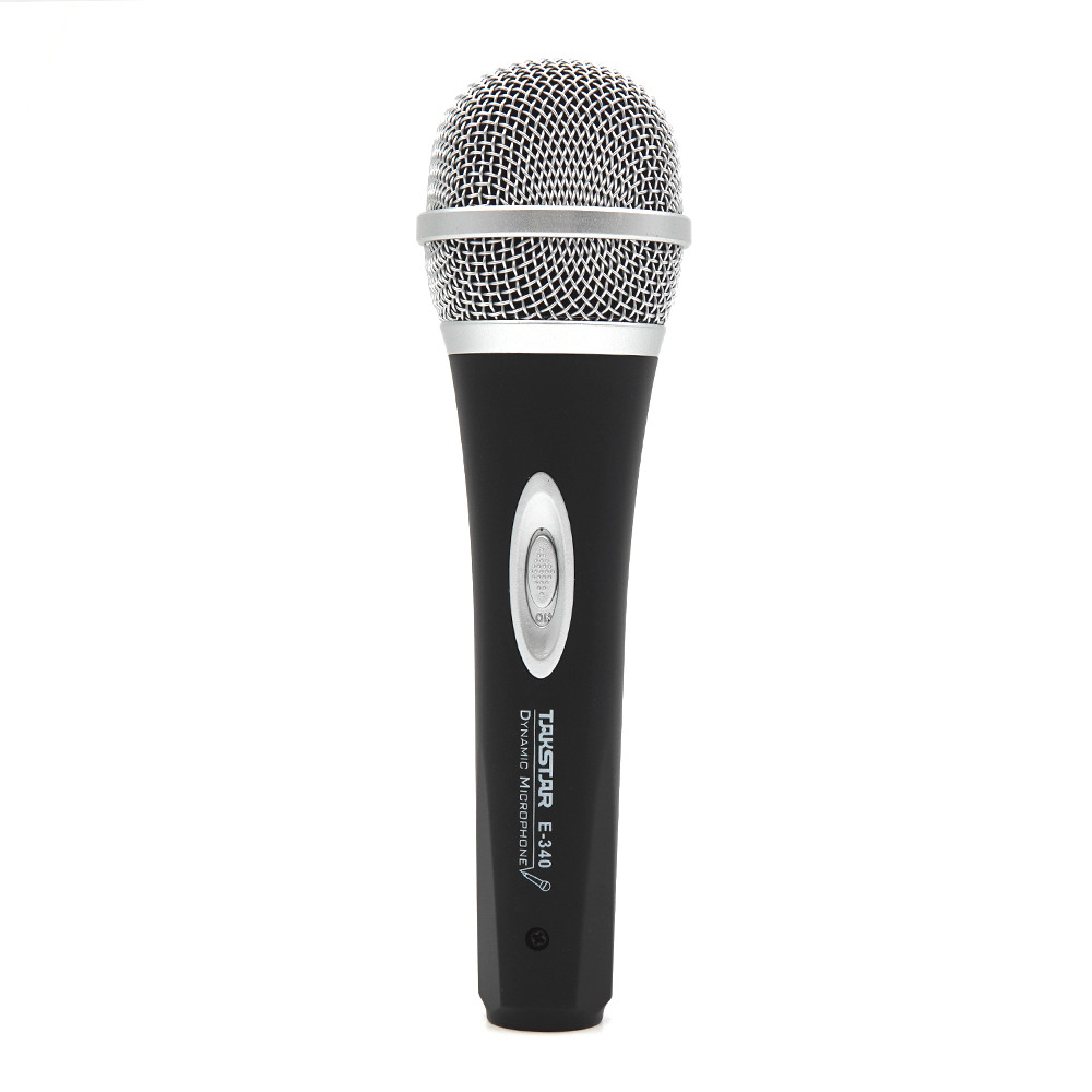 Mic hát karaoke có dây takstar e-340 lọc ồn, chống nhiễu, độ nhạy cao, nhỏ gọn, chính hãng giá rẻ bảo hành 1 năm