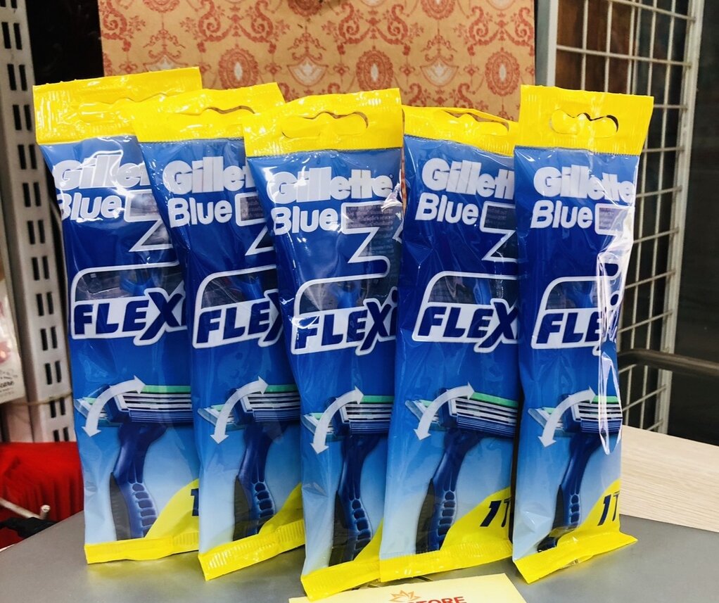 Dao cạo râu Gillette 3 lưỡi Flexi Blue3