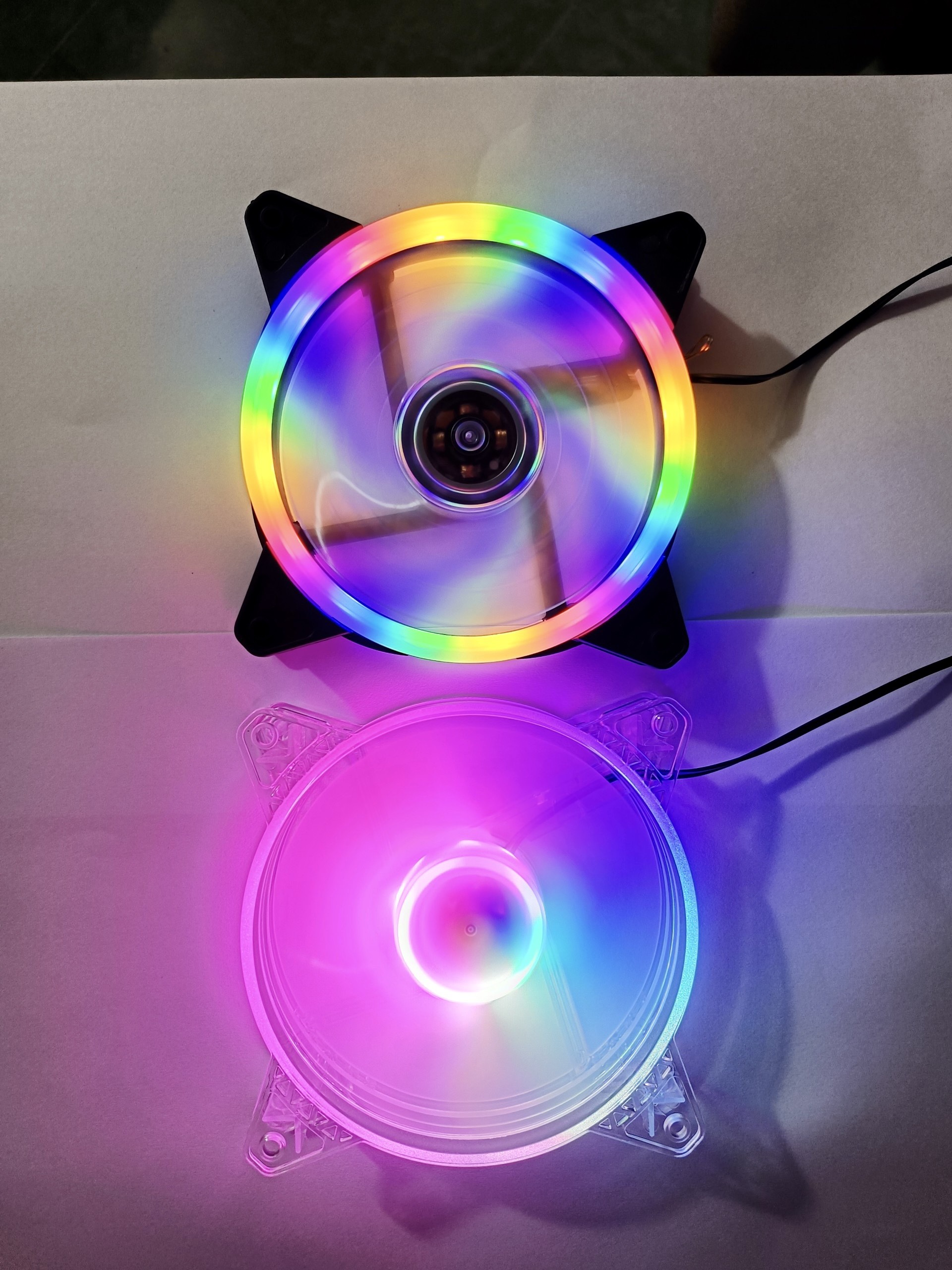 Quạt tản nhiệt thùng máy tính 12cm nhiều màu RGB