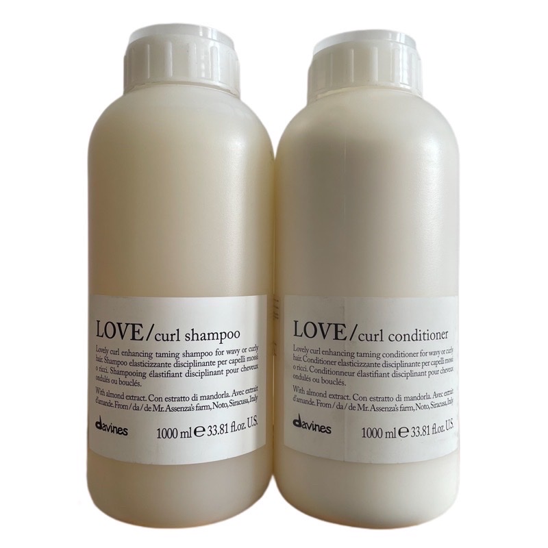 [HCM]CẶP DẦU GỘI XẢ DÀNH CHO TÓC UỐN LOVE CURL DAVINES Ý 1000mlx 2