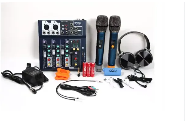 [HÀNG MỚI VỀ] COMBO Bàn Trộn Mixer Yamaha F4 Pro + Micro Max 56- Không Dây Đa Năng, Tích Hợp Vang Số