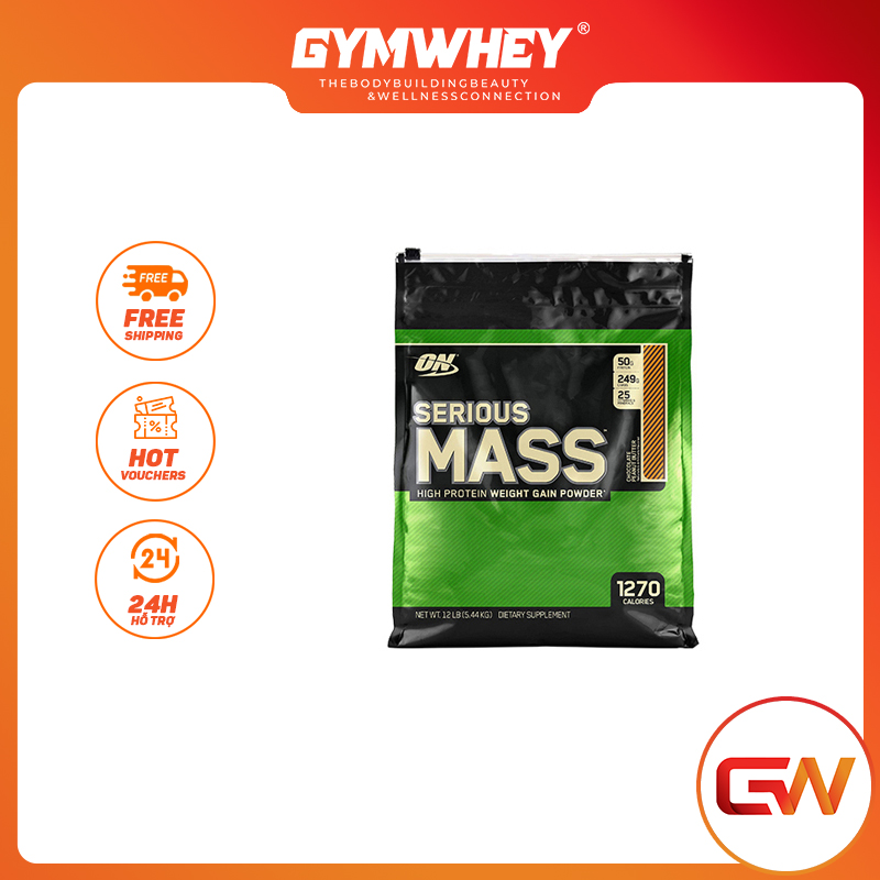 Sữa Dinh Dưỡng Tăng Cân Cho Người Gầy Serious Mass 12lbs của On(5.6 kg)