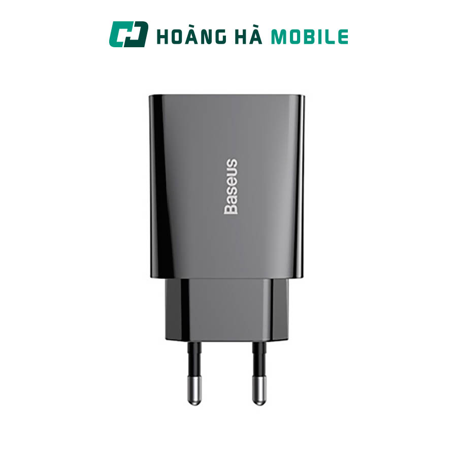  Củ sạc Baseus Super SI 1 cổng 20W kèm cáp USB-C to Lightning 1M Chính Hãng 