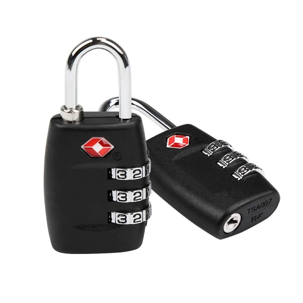 Ổ khóa số mini du lịch Jasit TSA335 cho Vali Balo Túi xách - Hàng chính hãng