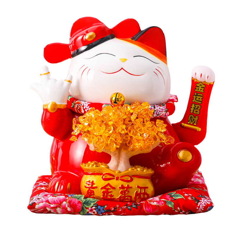 Mèo thần tài như ý cát tường 27cm