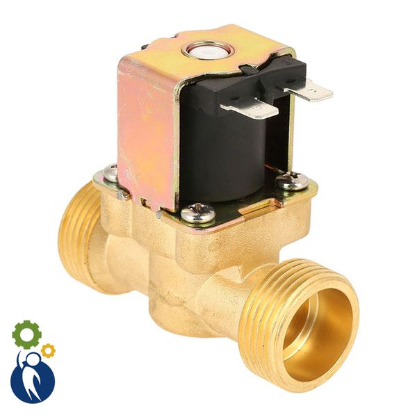 Van điện từ 12v phi 27 thường đóng thân đồng