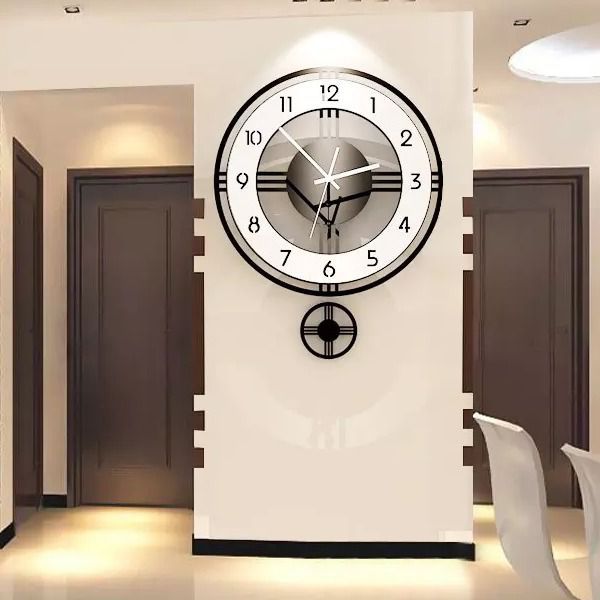 [HCM][P-Home] Đồng hồ treo tường quả lắc - tạo nét sang trọng cho không gian nhà bạn CL004 - Kích Thước: 35x45 40x50 cm