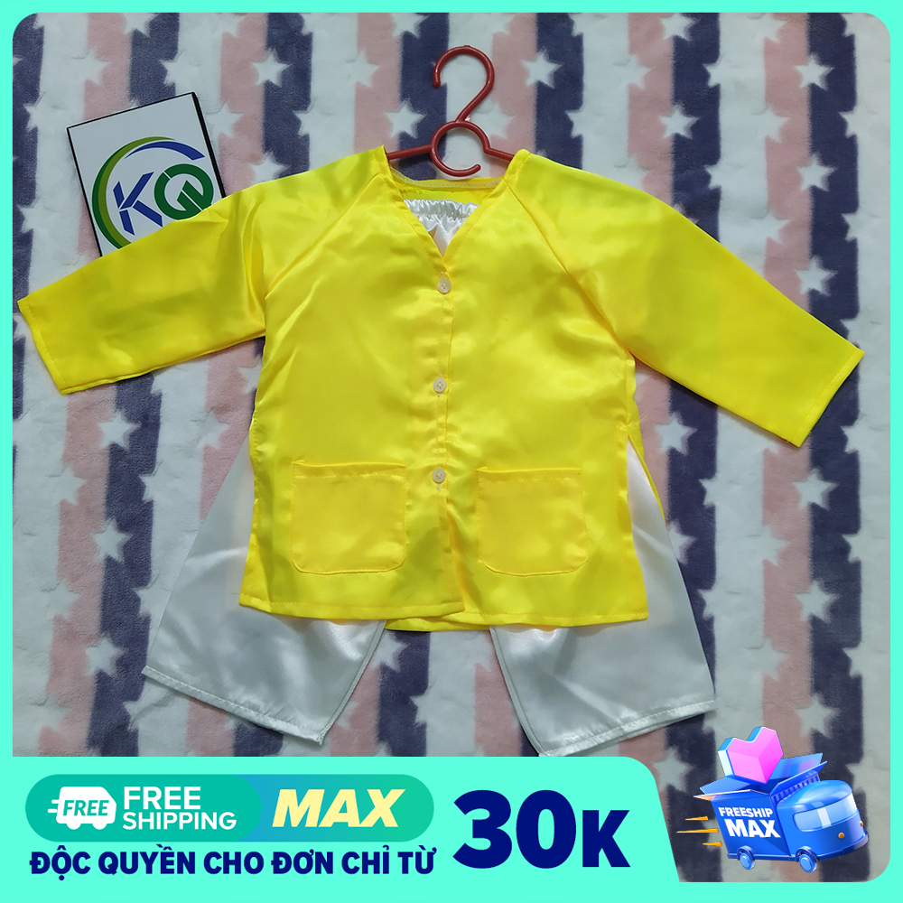 BỘ QUẦN ÁO BÀ BA PHÚ HỘ NHÀ GIÀU CHO BÉ - VẢI PHI BÓNG