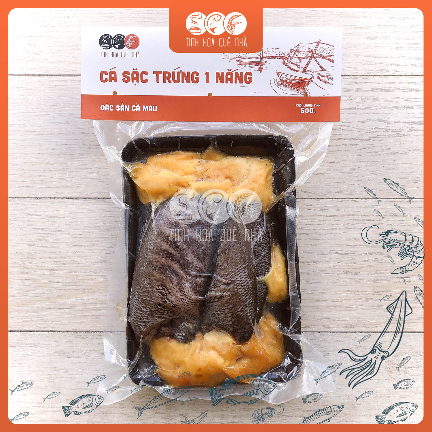 Cá sặc trứng 1 nắng cà mau khối lượng 500g - 1kg tinh hoa quê nhà