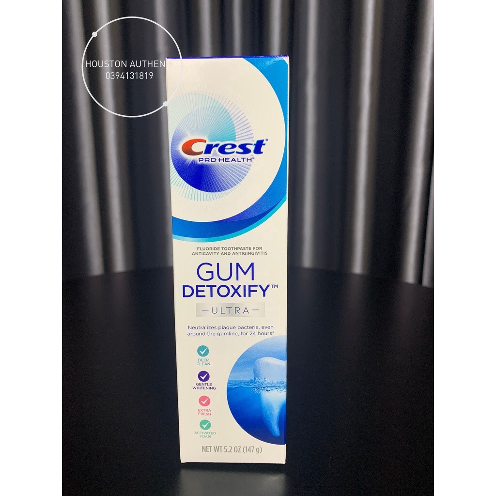 Kem đánh răng Crest Gum Detoxify 147g _ Live mua hàng tại Mỹ