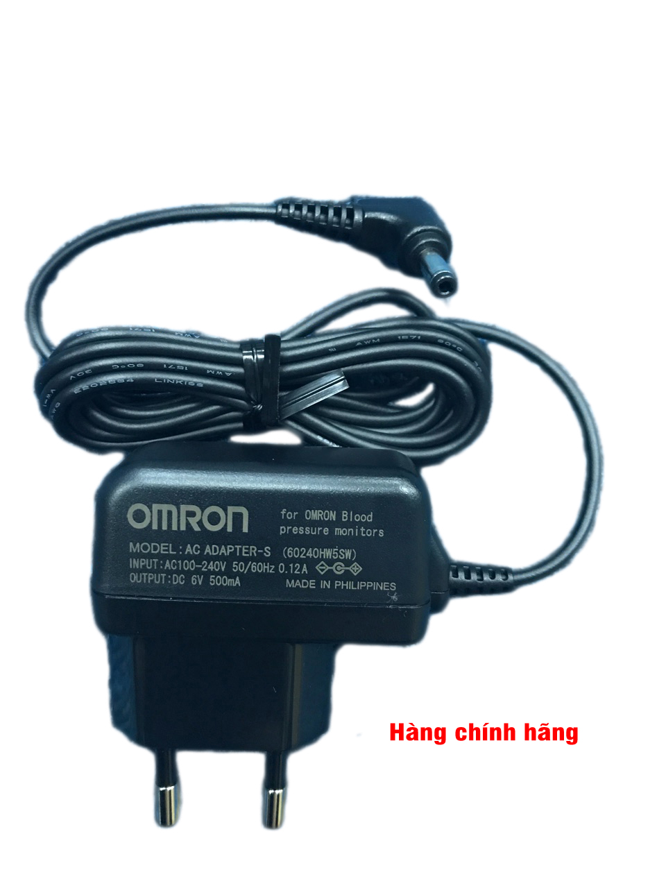 Dây sạc, bộ đổi nguồn máy đo huyết áp bắp tay Omron
