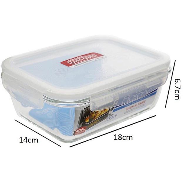 Bộ 2 Hộp thủy tinh lock and lock 730ml