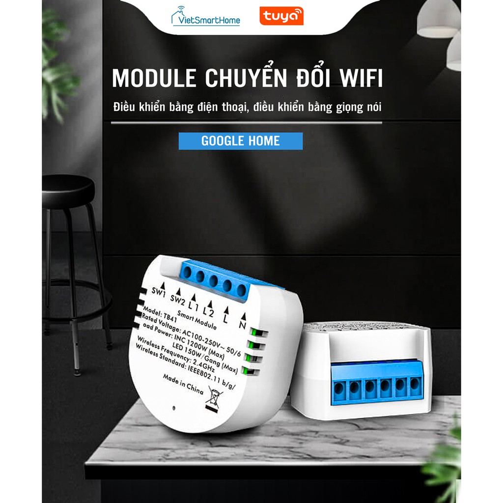 Module Smart biến công tắc cơ thành công tắc thông minh